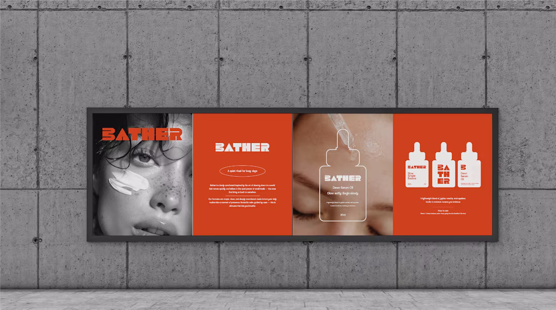 Cover image for Bather Body Care Brand Identity Design