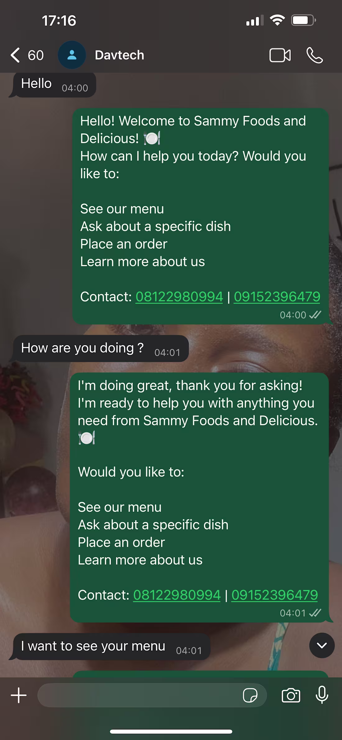 Cover image for A restaurant sales agent that