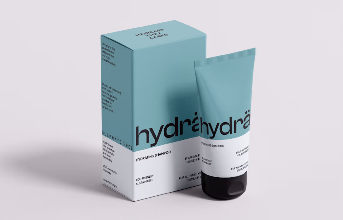 Cover image for HYDRA - Shampoo Brand Identity Design