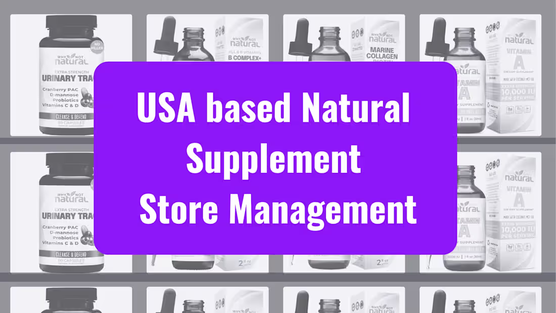 Cover image for USA Natural Supplement Google Ads Management