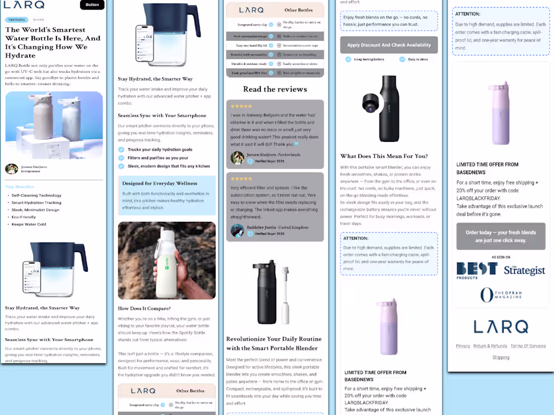 Cover image for Build Shopify Landing Page for Ecom Brand Using Replo Builder