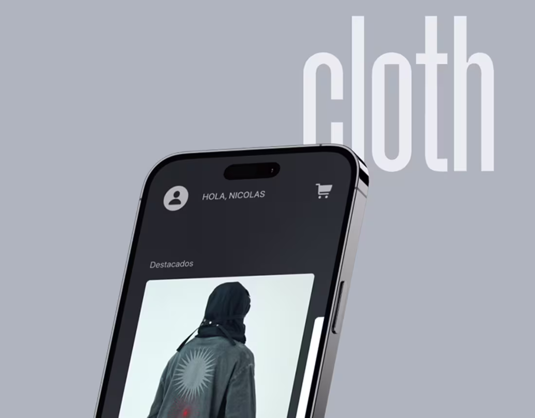 Cover image for Cloth, mobile app case study