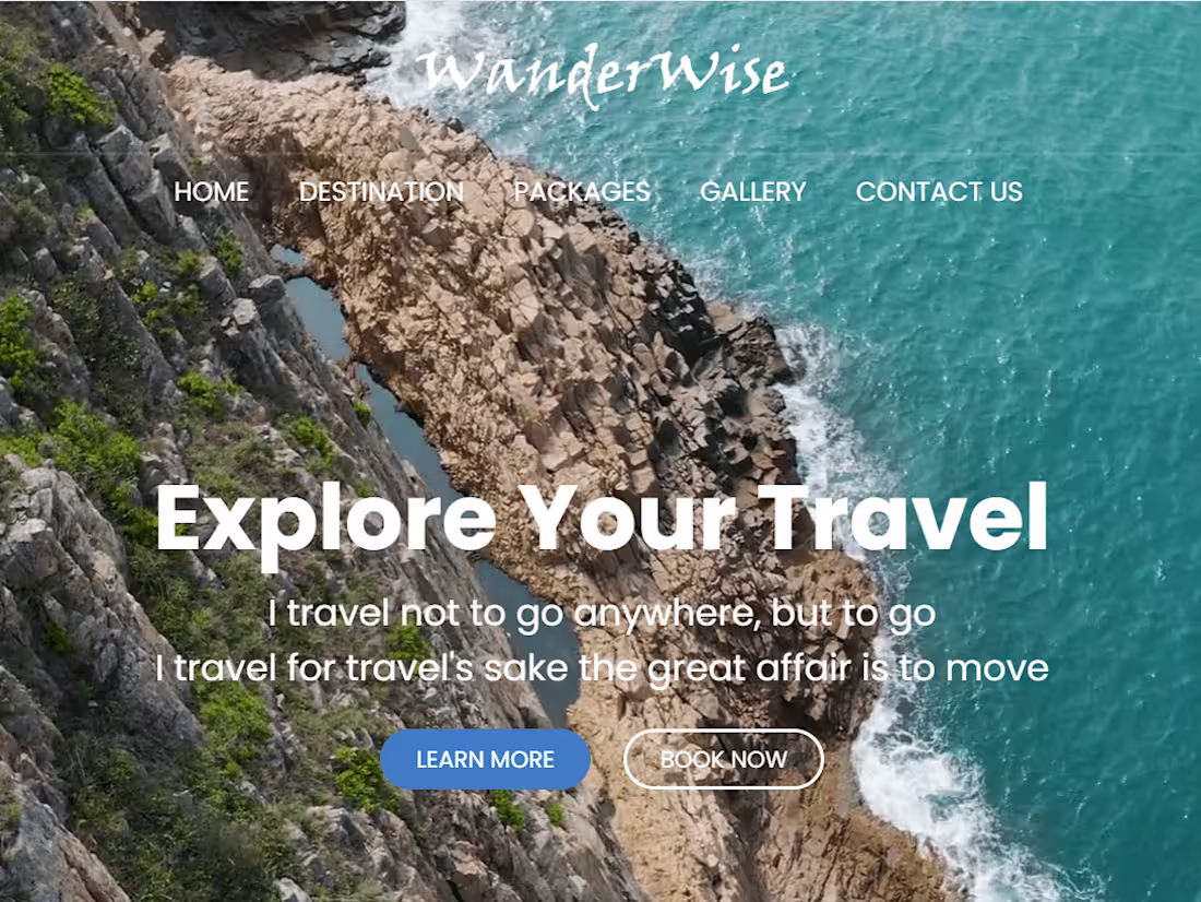 Cover image for Travel Agency Website