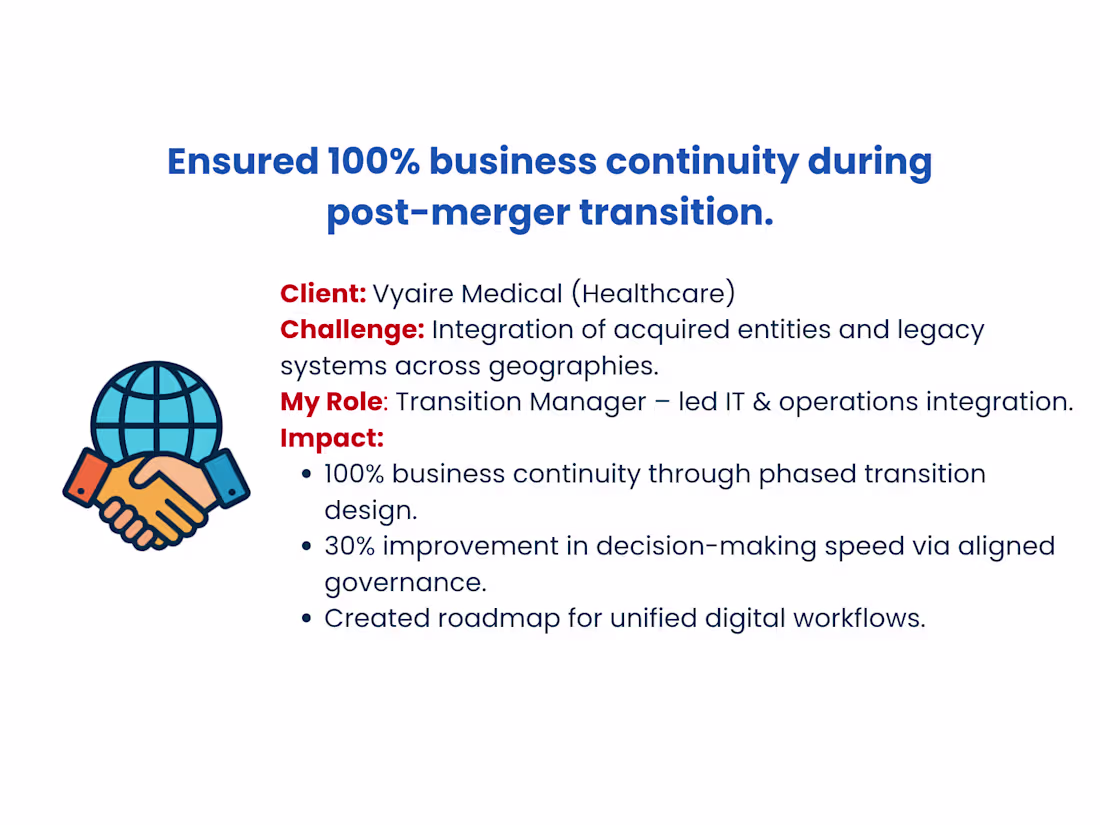 Cover image for When two companies merge, technology alignment can either be...