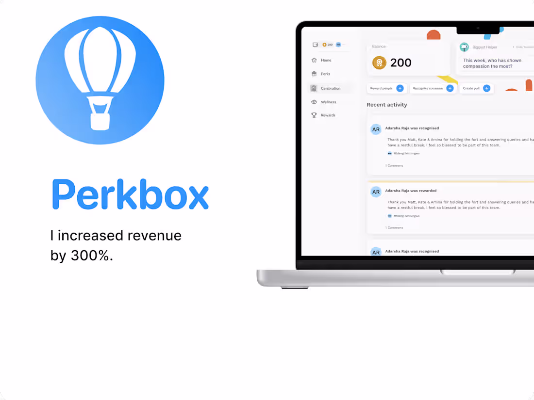 Cover image for Revamping UX for Perkbox