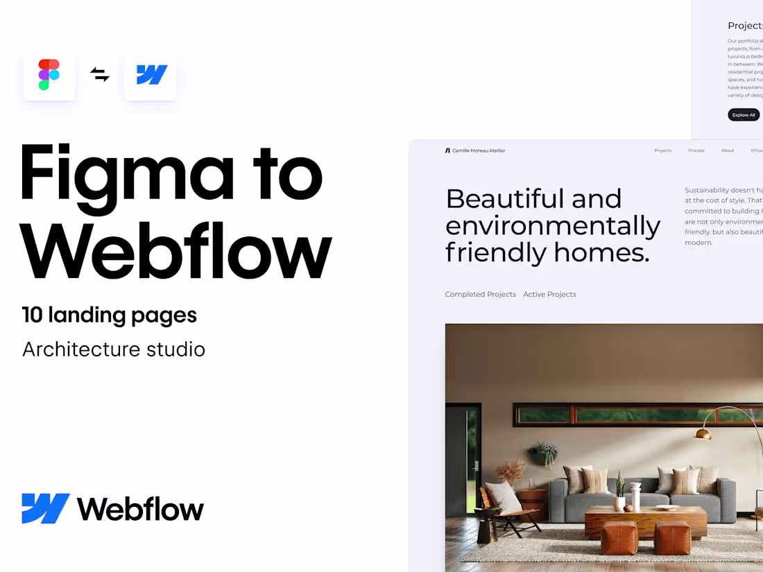 Cover image for Webflow Landing Page