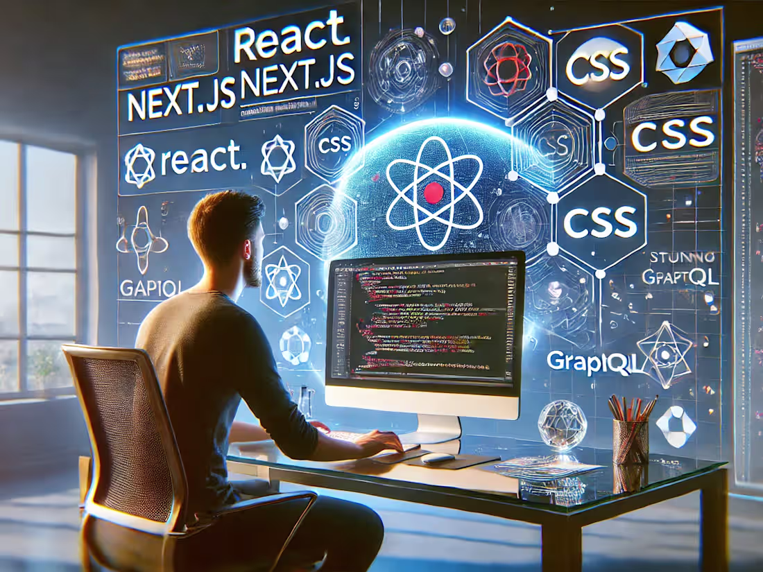 Cover image for Front end developer with React, Nextjs