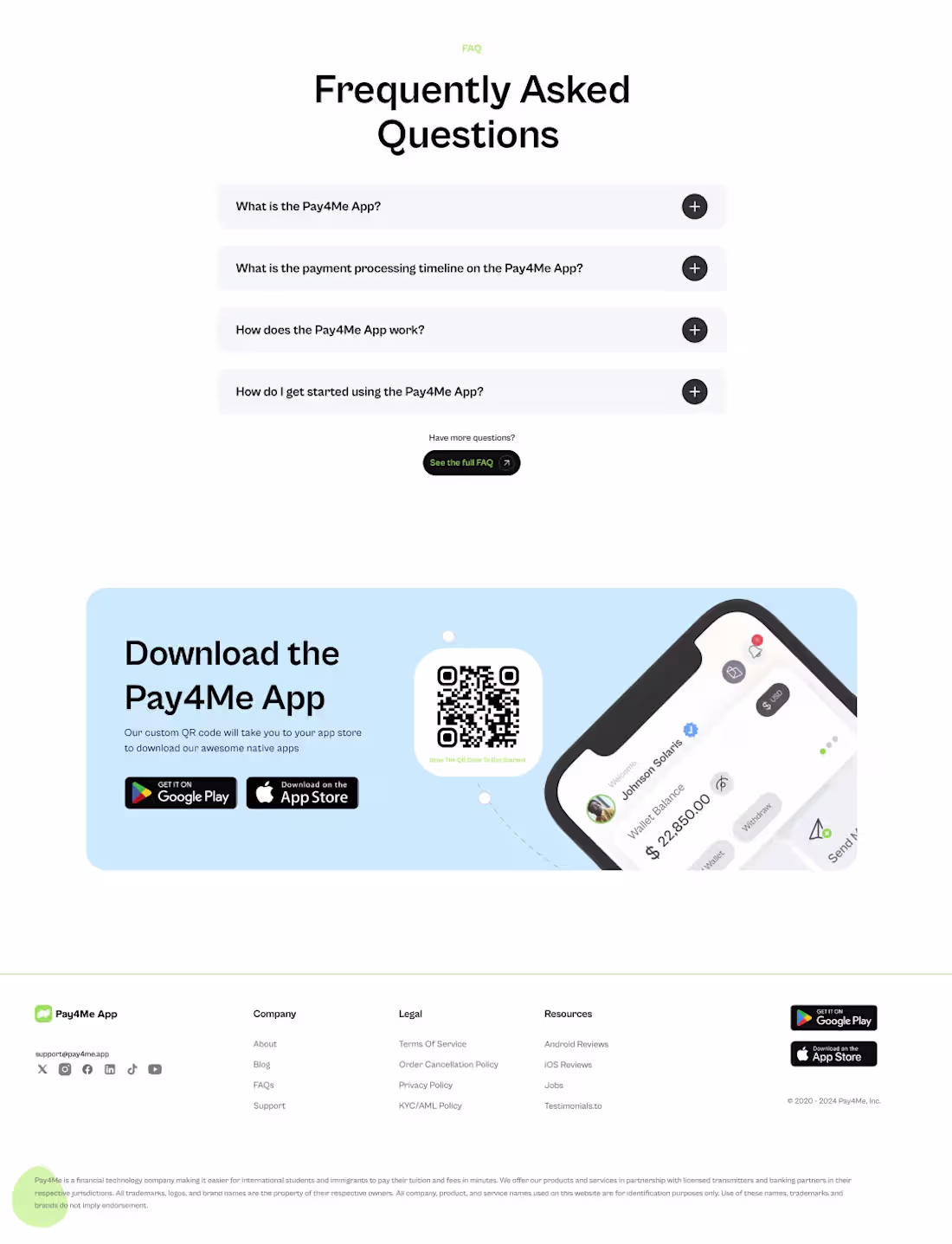 Cover image for Pay4me App Landing Page Redesign