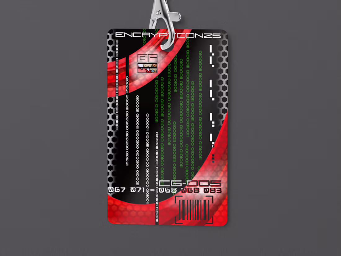 Cover image for Encrypted Name Pass Design for Expo Event