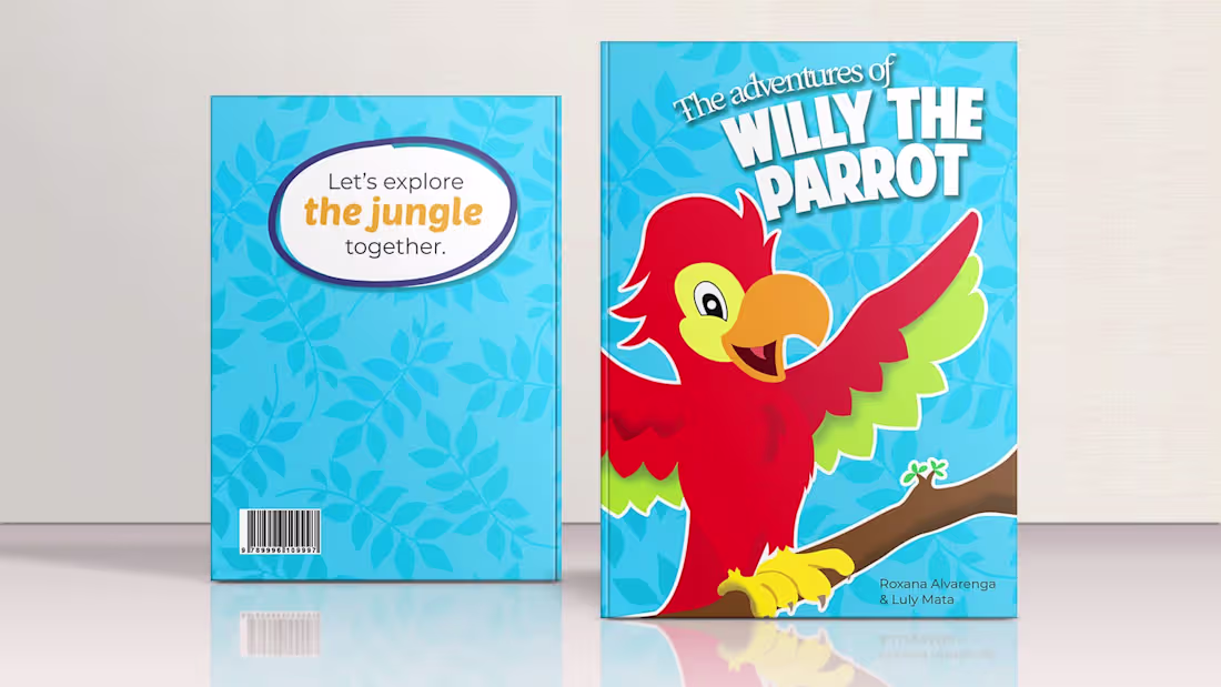Cover image for Willy the Parrot – Children's Book