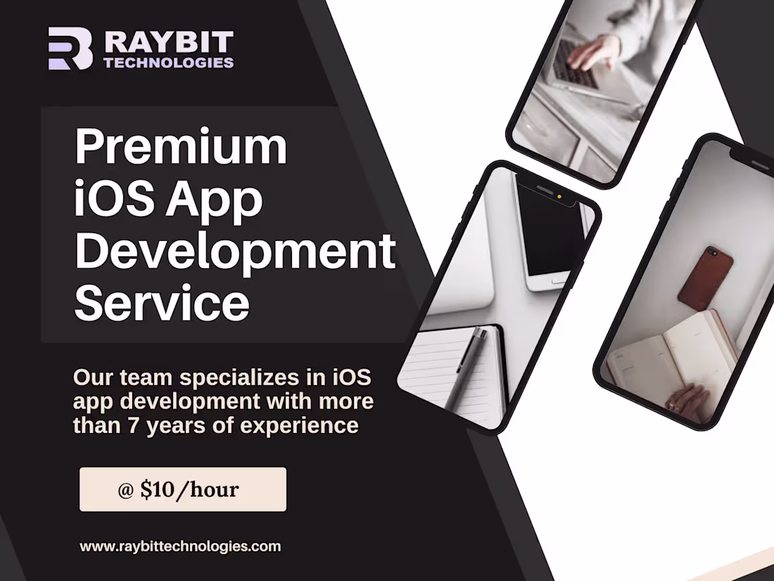 Cover image for Premium iOS App Development with 7+ years expertise