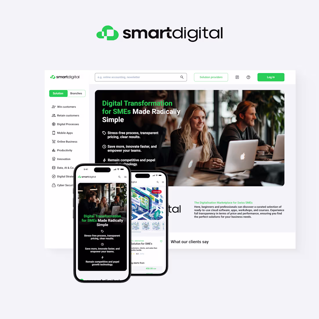 Cover image for Smart Digital
Digital B2B platform with