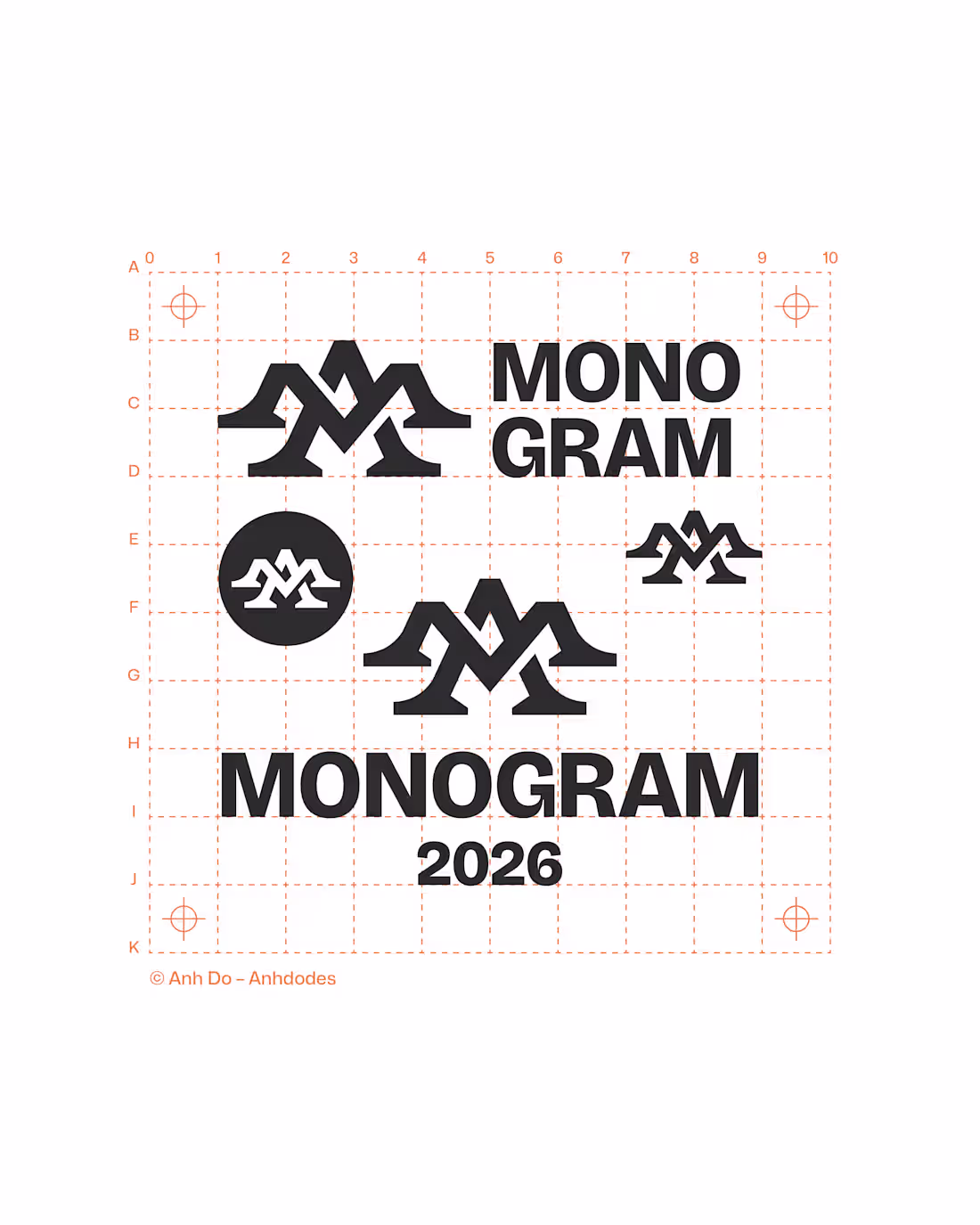 Cover image for AM MA Monogram Typography Exclusive