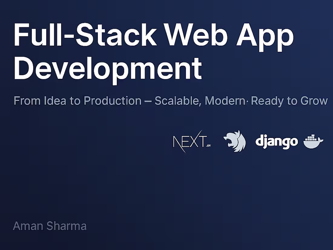 Cover image for Build a Scalable Full-Stack Web App