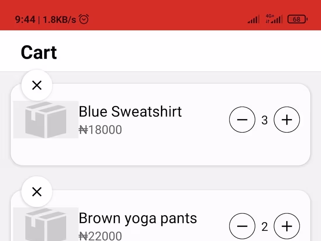 Cover image for E-commerce react native mobile application ( demo app )