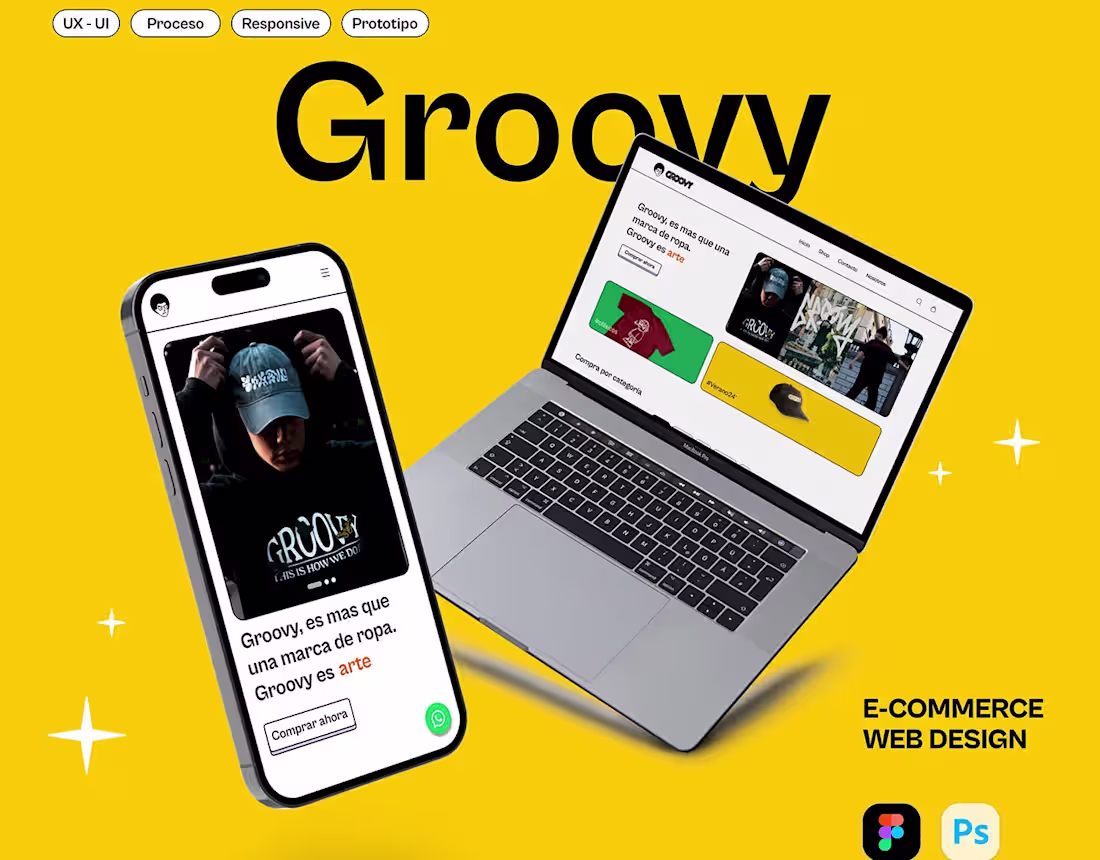Cover image for Groovy - E-Commerce / UX - UI