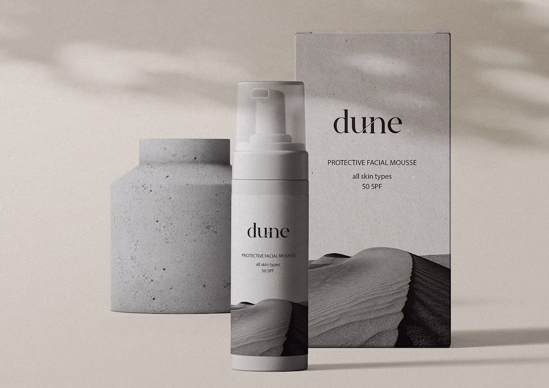 Cover image for DUNE-Cosmetic packaging on Behance