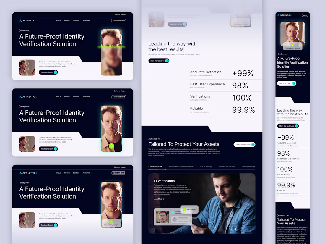 Cover image for SaaS Product. Website Design