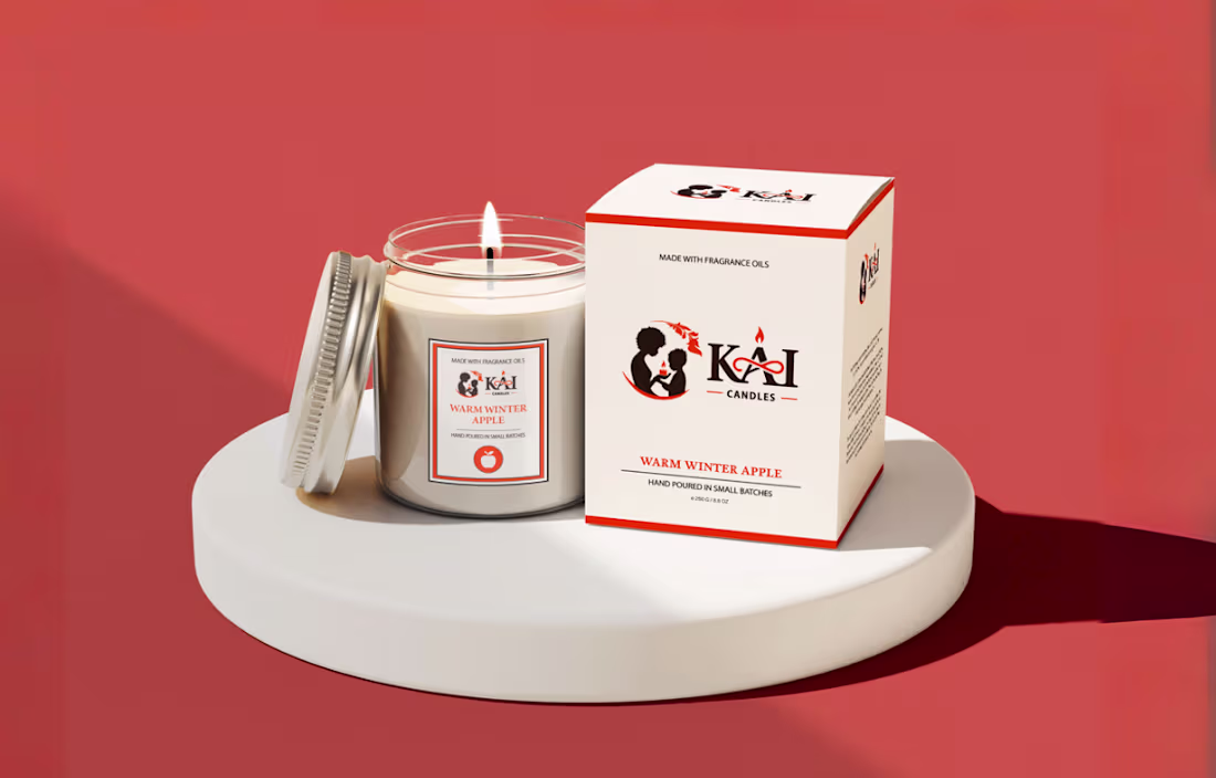 Cover image for KAI Candles Brand Identity and Packaging Design