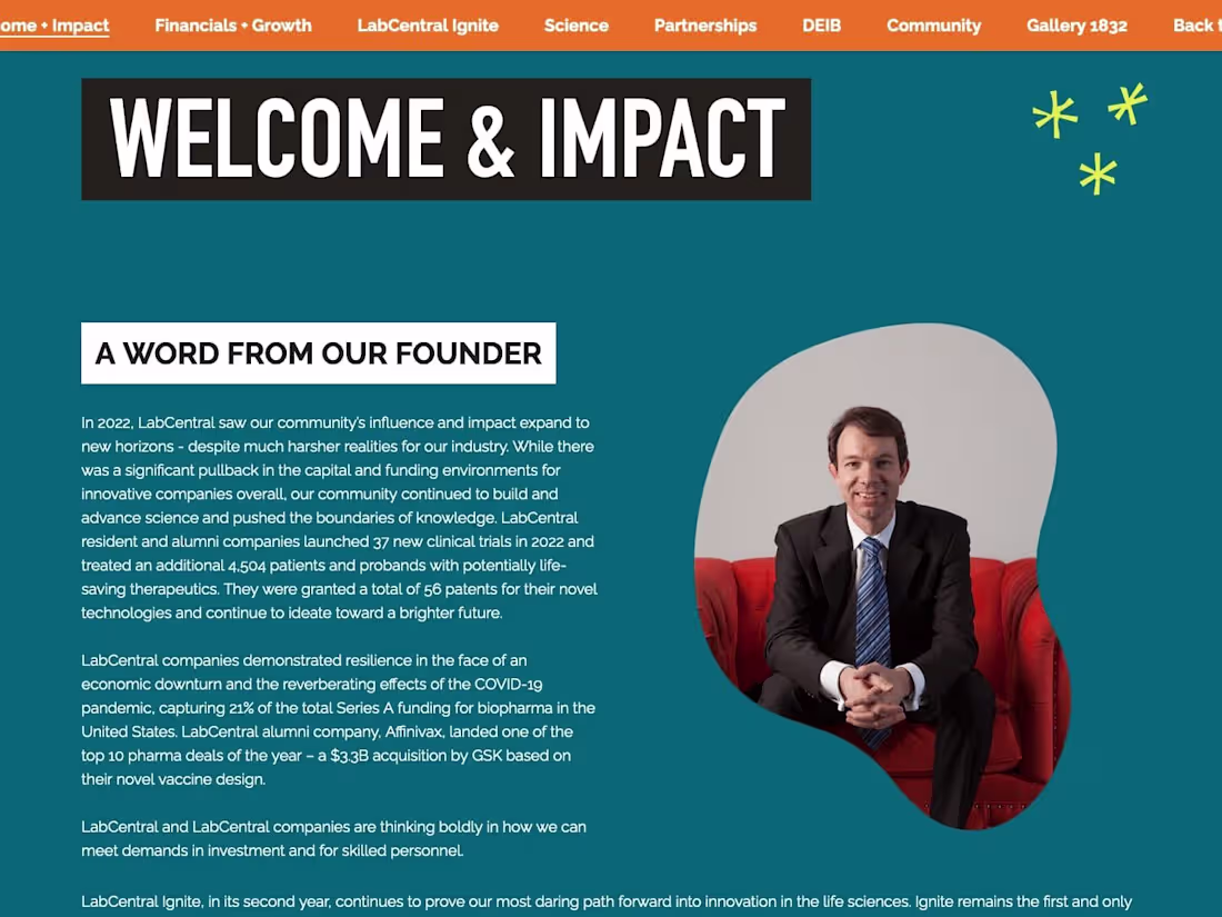 Cover image for Home | LabCentral, Inc.