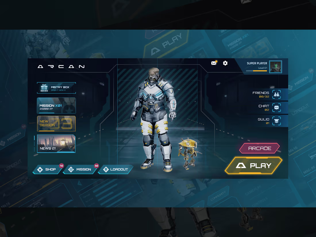 Cover image for Game UI UX Design for Mobile