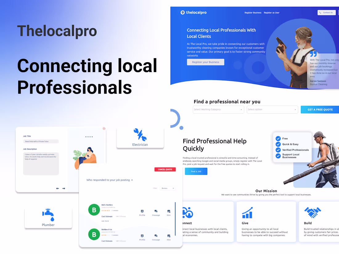 Cover image for Development of TheLocalPro Platform