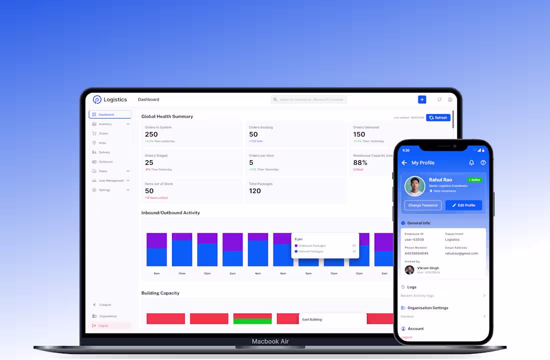 Cover image for Logistics & Warehouse Platform End-to-End UX Design