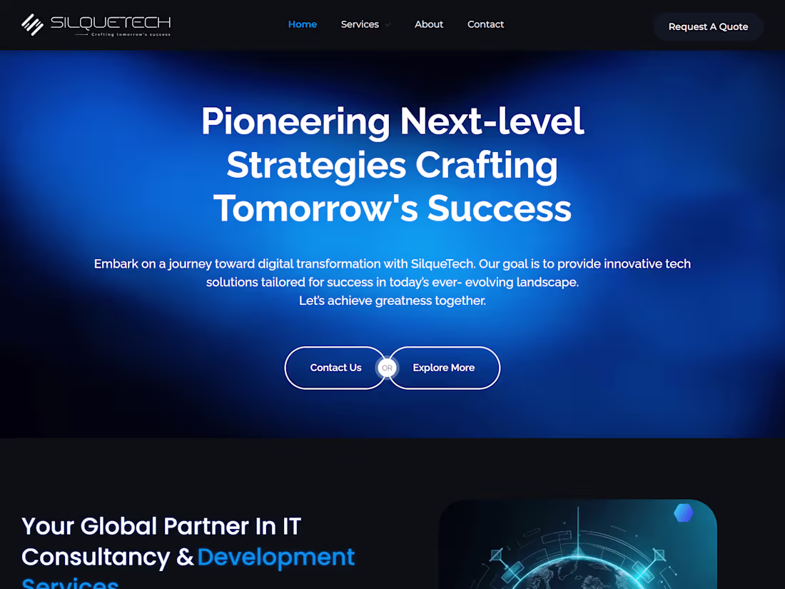 Cover image for SilqueTech: Innovating the Future of Technology