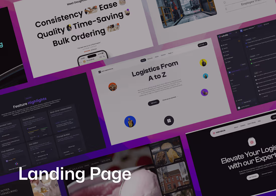 Cover image for Custom Landing Page