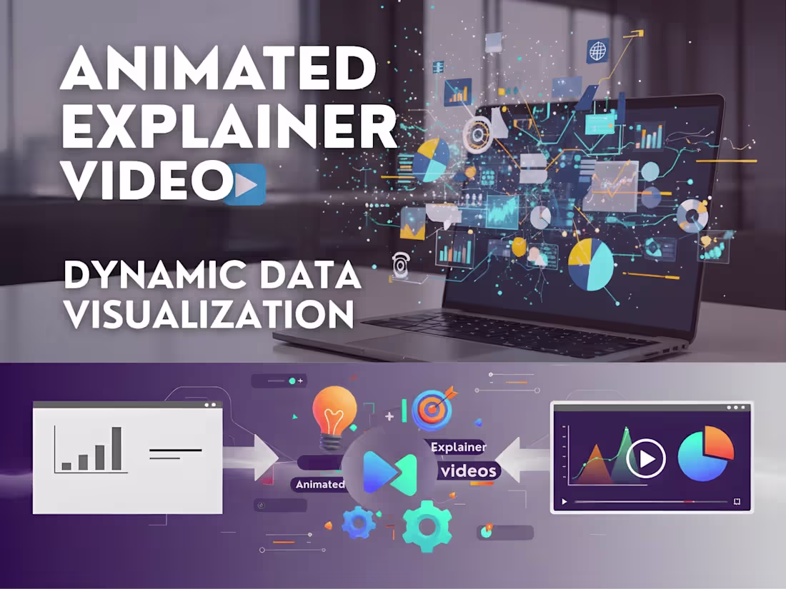 Cover image for I will create Animated Explainer Video with Data Visualization