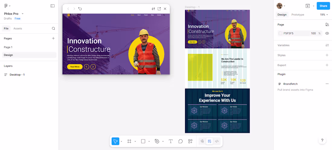 Cover image for UI/UX redesign of the Phlox WordPress theme: