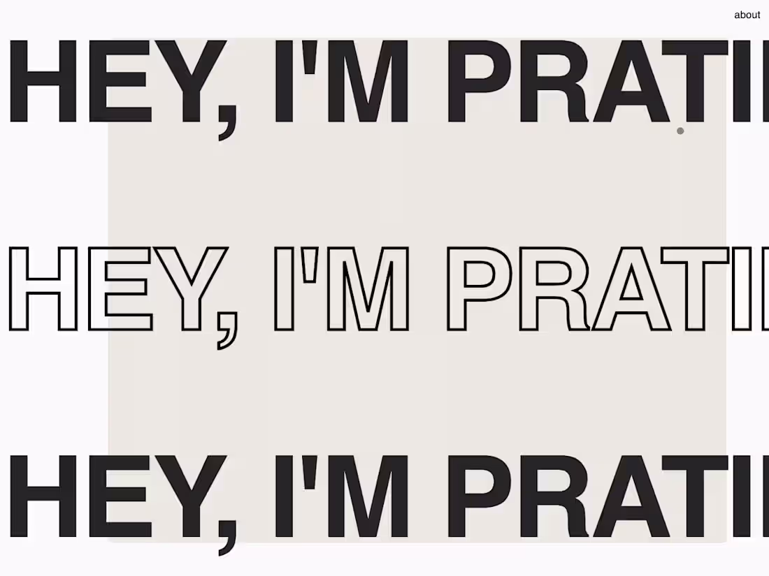 Cover image for Portfolio Wesbite using GSAP animations