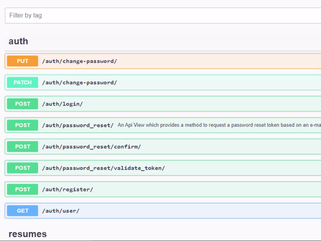 Cover image for Resume Builder API