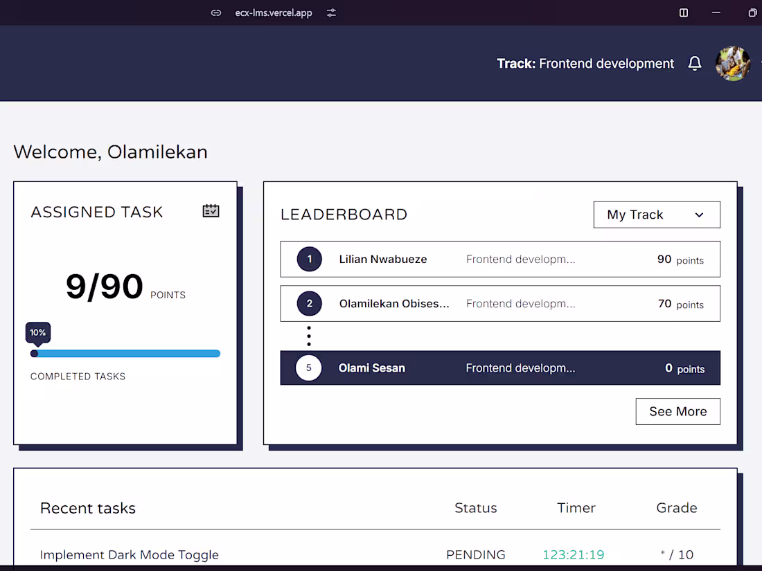 Cover image for ECX-LMS Software - A Learning Management Platform.
