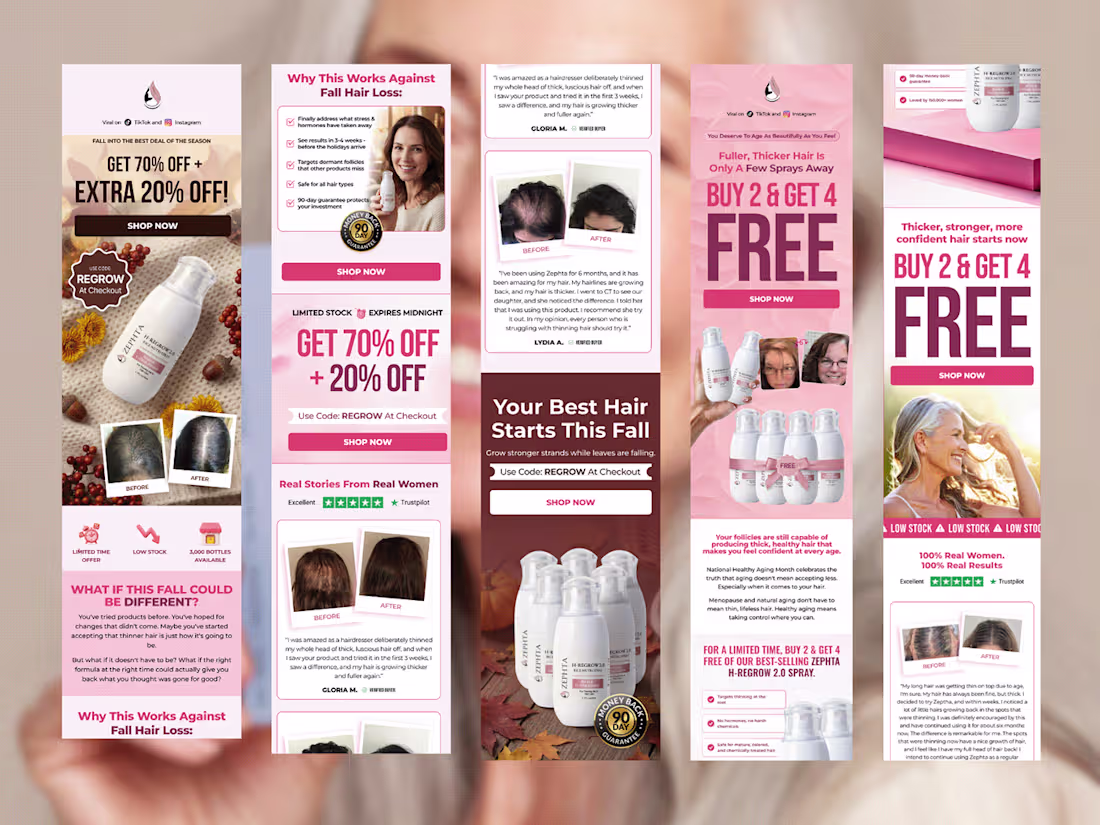 Cover image for Fall Hair Revival – Seasonal Hair Care Promo Design