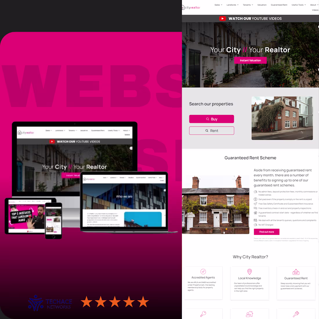 Cover image for CityRealtor Website Redesign