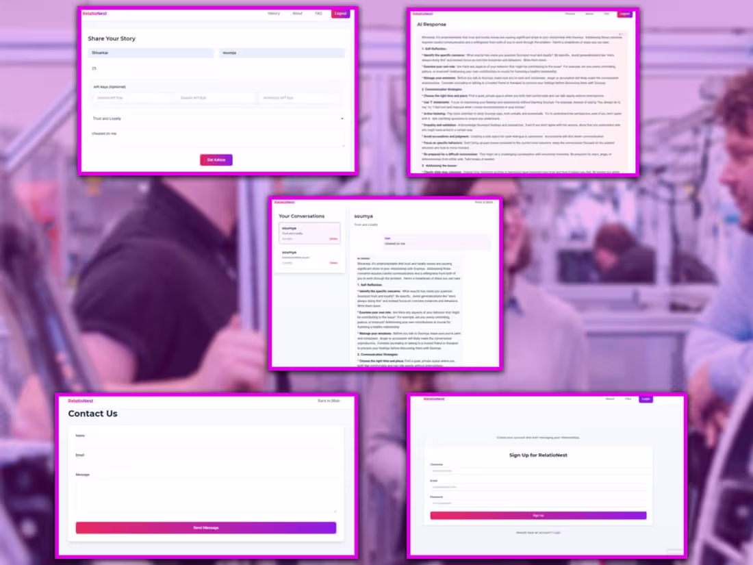 Cover image for Relationship Advisor: AI-Powered Guidance