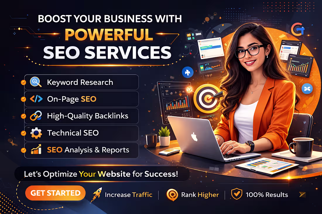 Cover image for Boost Traffic & Sales with Full SEO Optimization |  #1 on Google