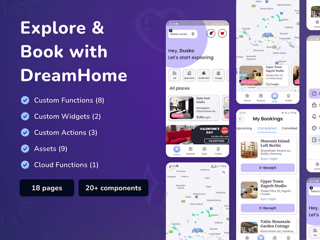 Cover image for DreamHome Booking App Template