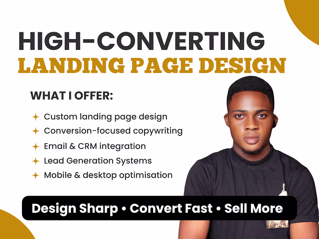 Cover image for Design Converting Landing Pages for E-commerce and Affiliate