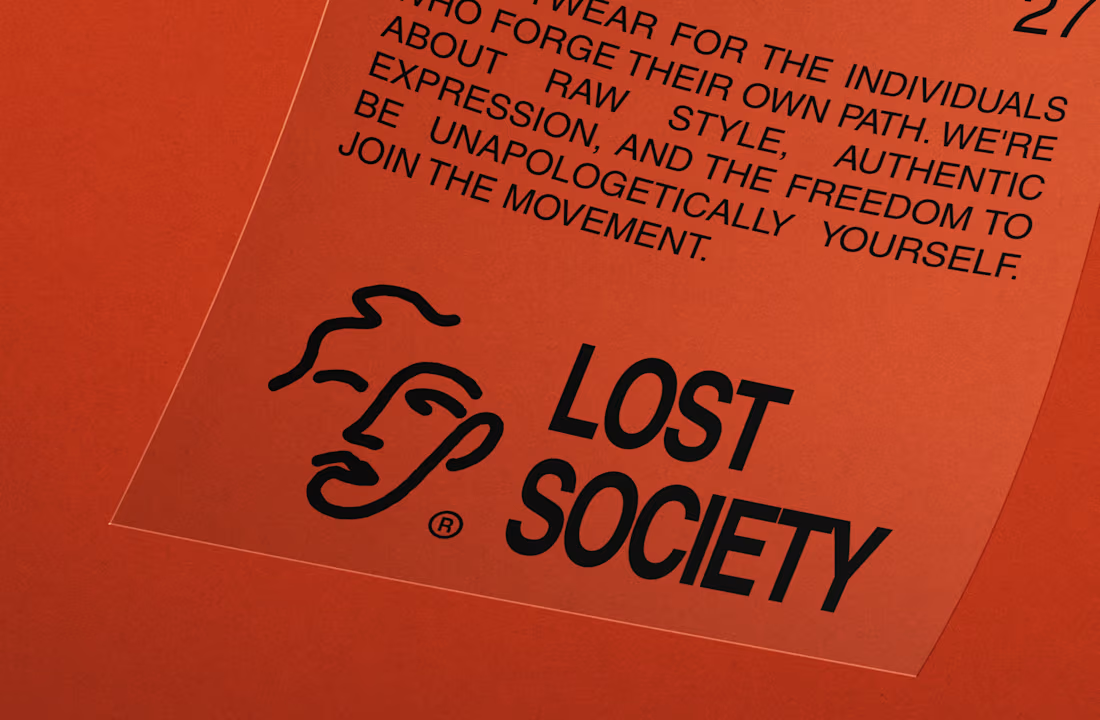 Cover image for LOST SOCIETY® Streetwear Brand Identity
