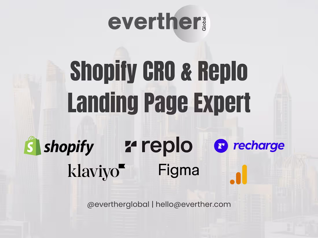 Cover image for Shopify CRO & Replo Landing Page (Wuffes)