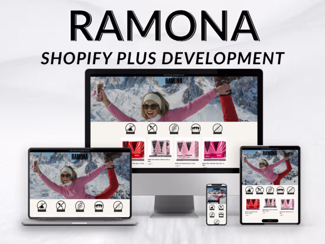 Cover image for High-End Shopify Plus Development for Drink Ramona