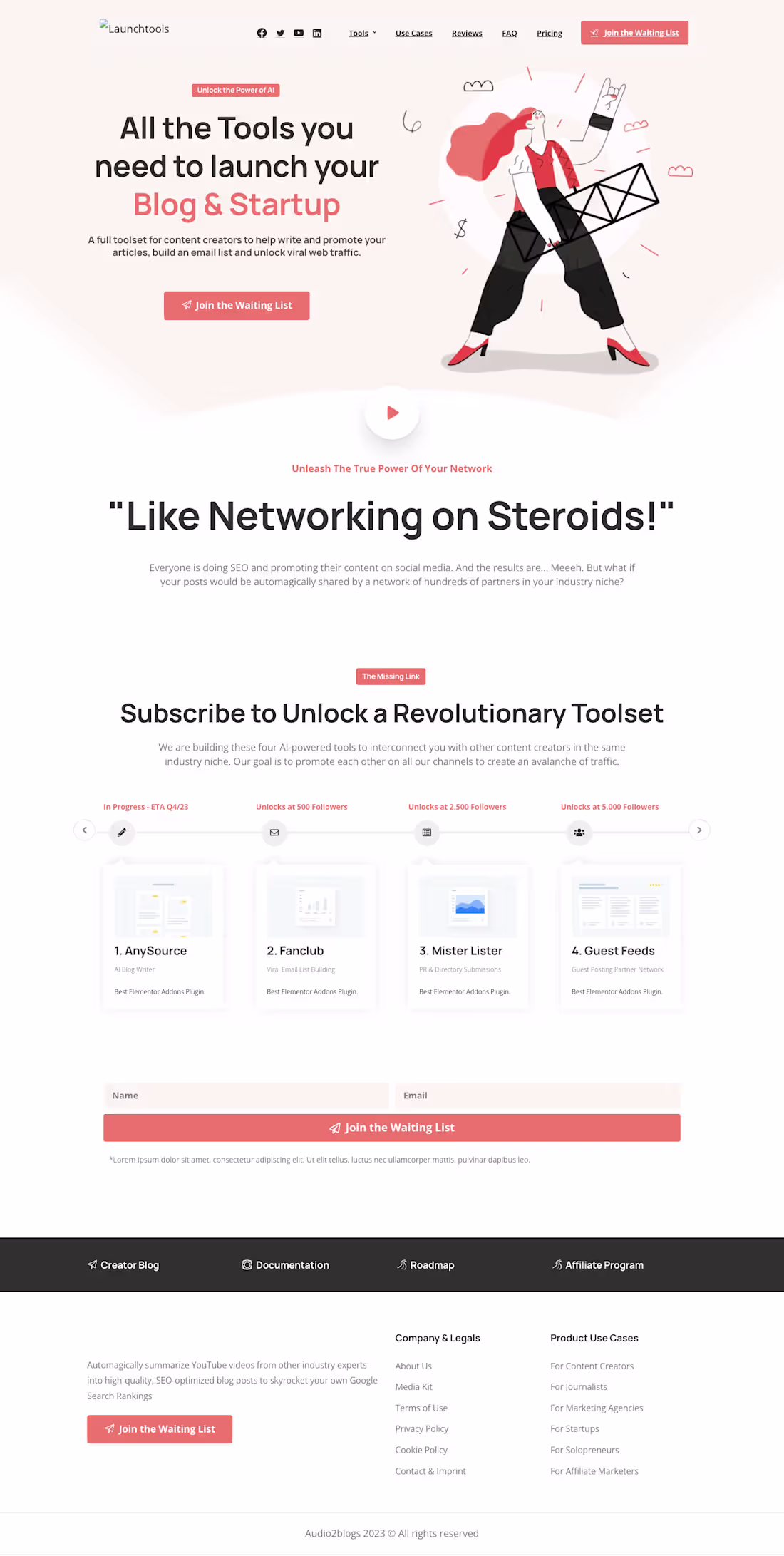 Cover image for Launchtool - an AI-powered marketing suite