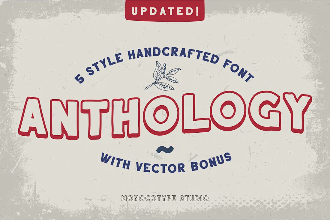 Cover image for Anthology – Handcrafted Font