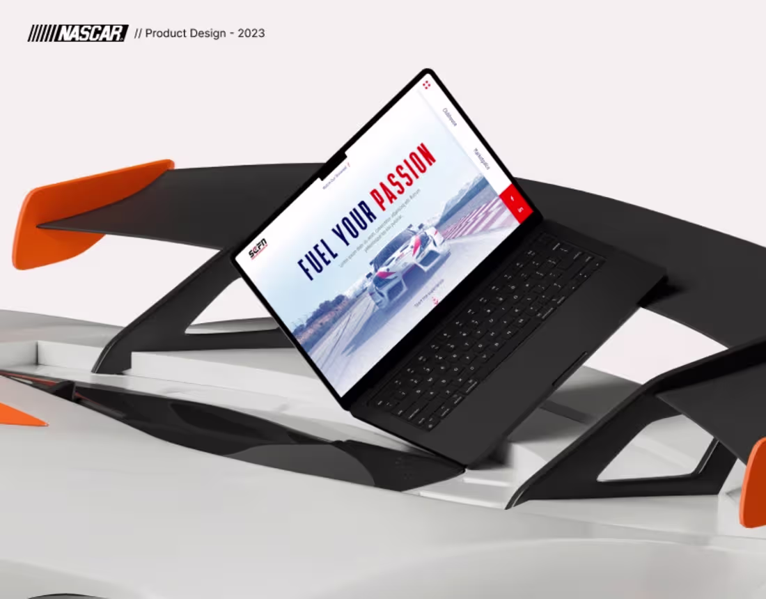 Cover image for UX Design for NASCAR Fan Platform