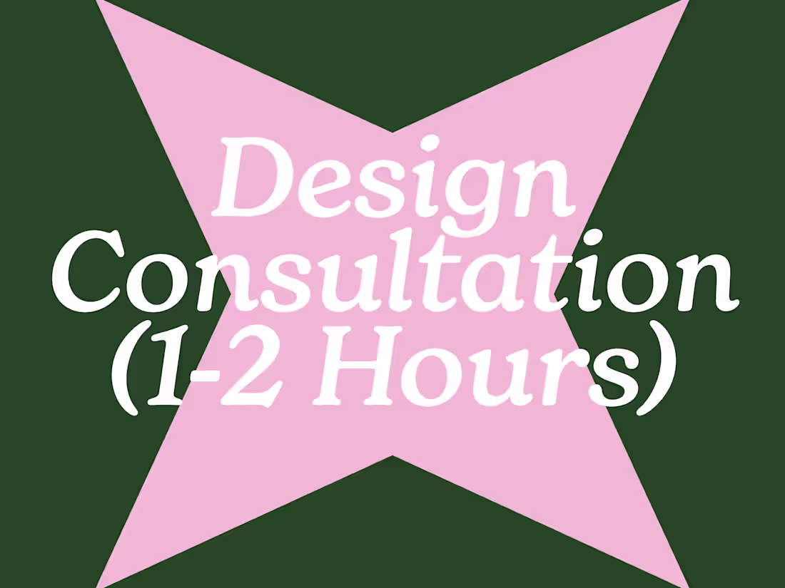 Cover image for Design Consultation (1-2 Hours)