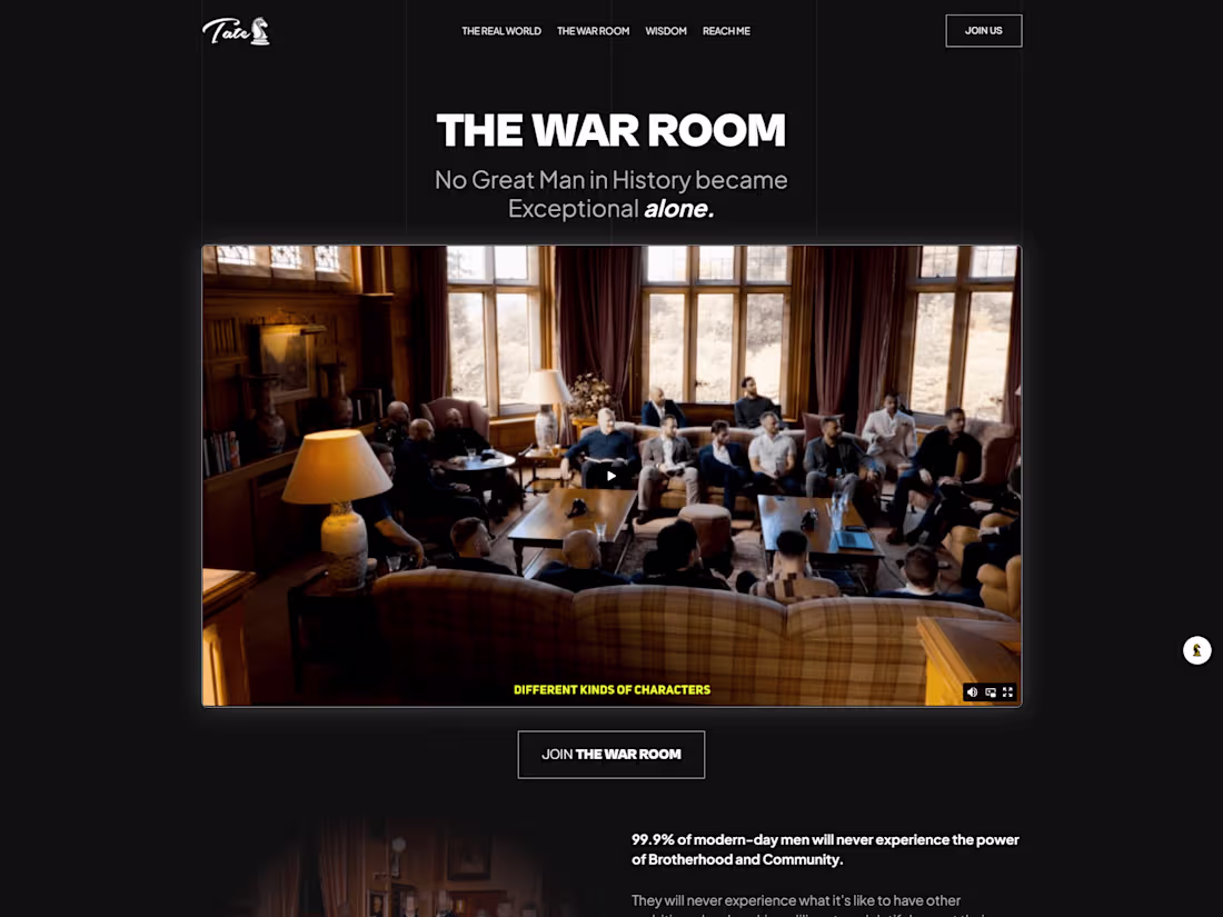 Cover image for I worked on developing more than 10 of Andrew Tate' Websites.