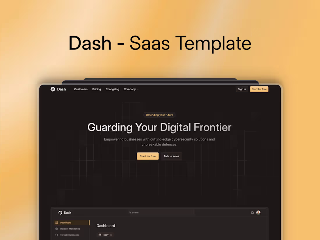 Cover image for Dash - SaaS Framer Template