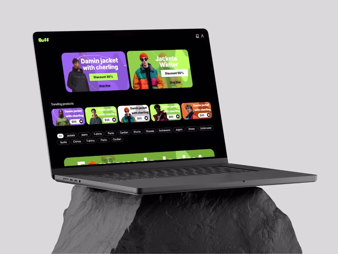 Cover image for Buff: A Fashion-Tech E-Commerce Experience